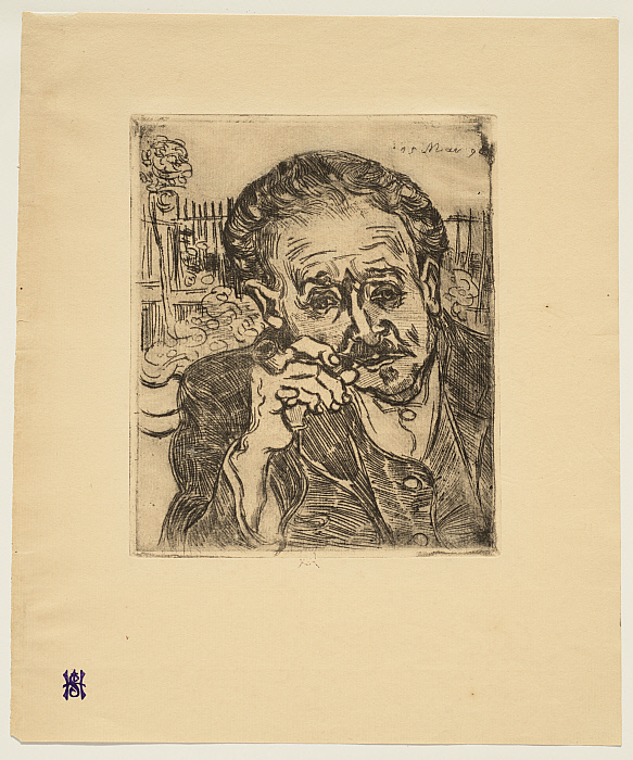 Man Smoking a Pipe: Portrait of Dr. Gachet Slider Image 2